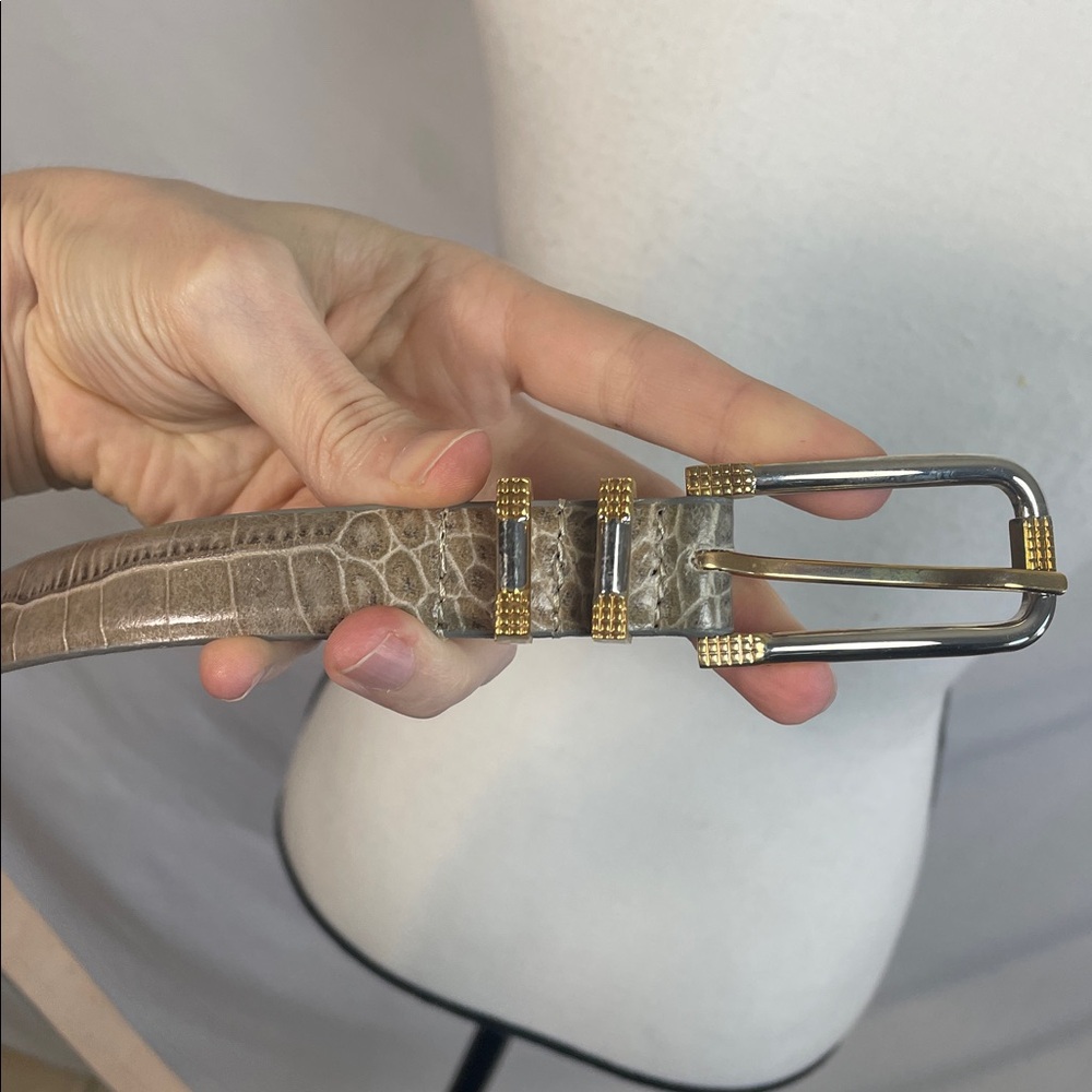 Carlisle leather genuine Gold and Silver belt Accessory new - Picture 6 of 15